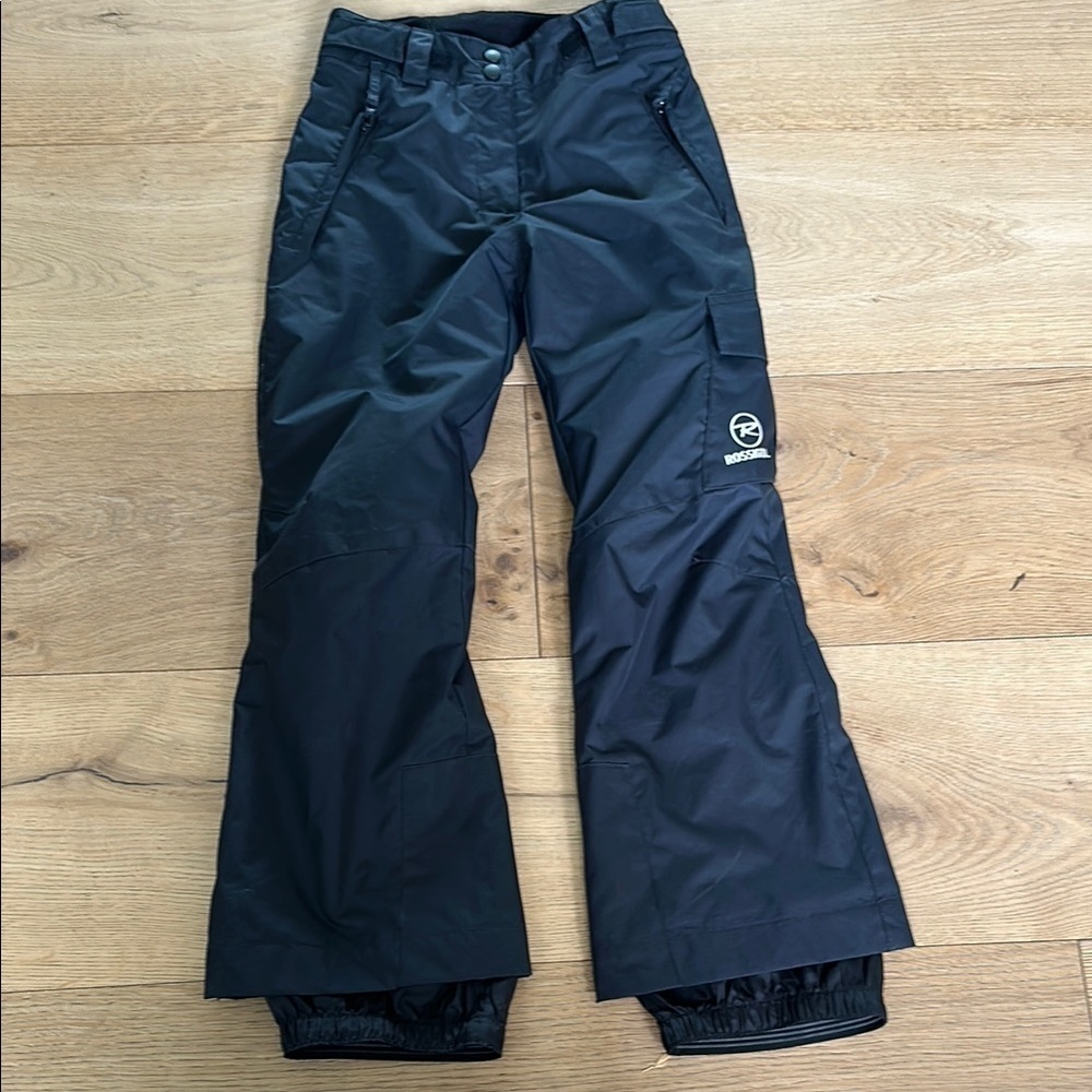Rossignol ski snow Kids Black Snow Pants 10 insulated